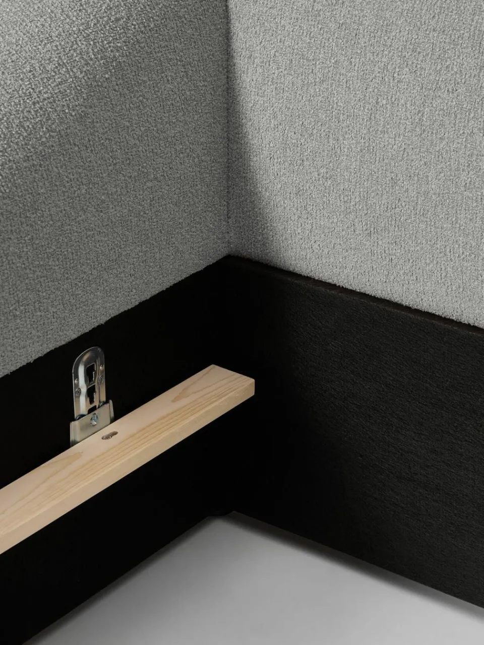 Bouclé gestoffeerd bed Sofia^Westwing Collection Outlet