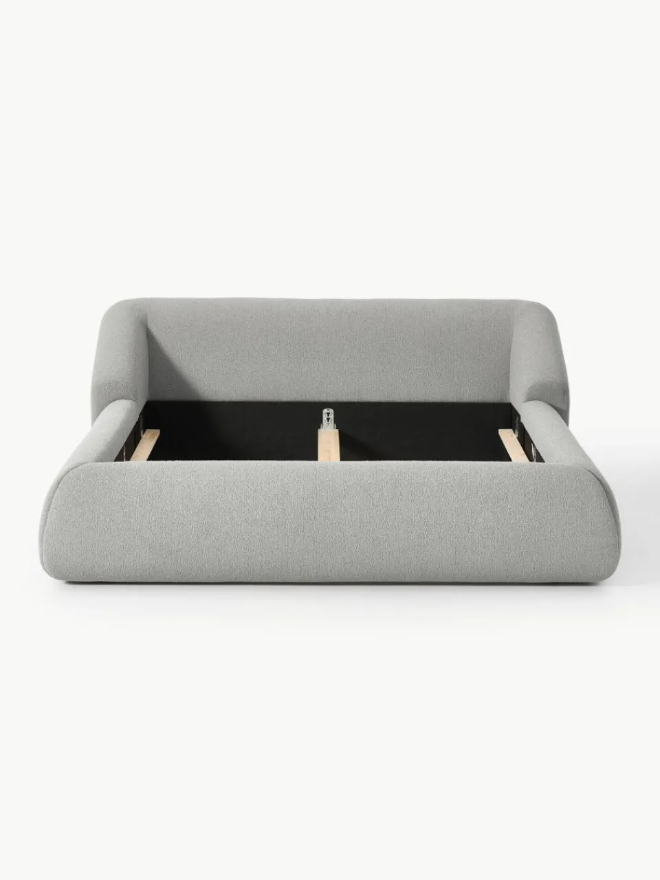 Bouclé gestoffeerd bed Sofia^Westwing Collection Outlet
