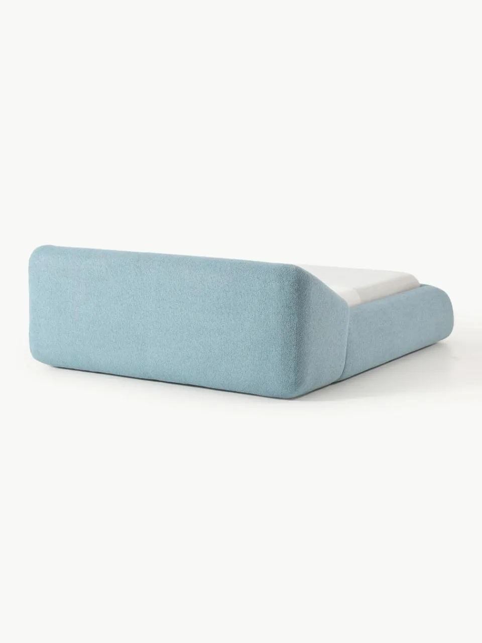 Bouclé gestoffeerd bed Sofia^Westwing Collection Discount