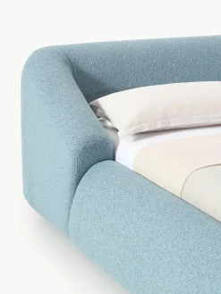 Bouclé gestoffeerd bed Sofia^Westwing Collection Discount