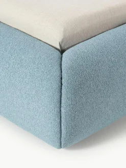 Bouclé gestoffeerd bed Sofia^Westwing Collection Discount