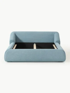 Bouclé gestoffeerd bed Sofia^Westwing Collection Discount