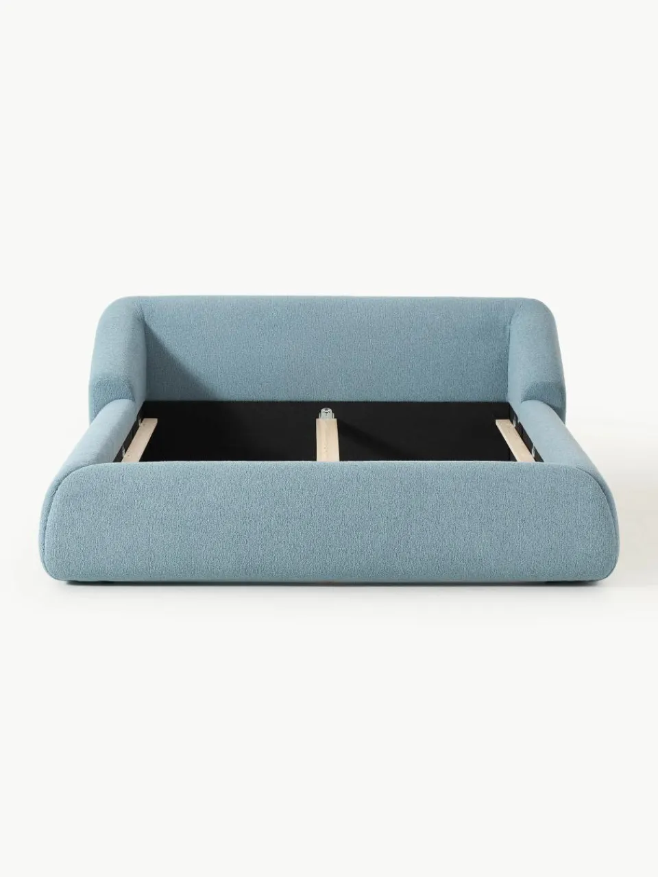 Bouclé gestoffeerd bed Sofia^Westwing Collection Discount