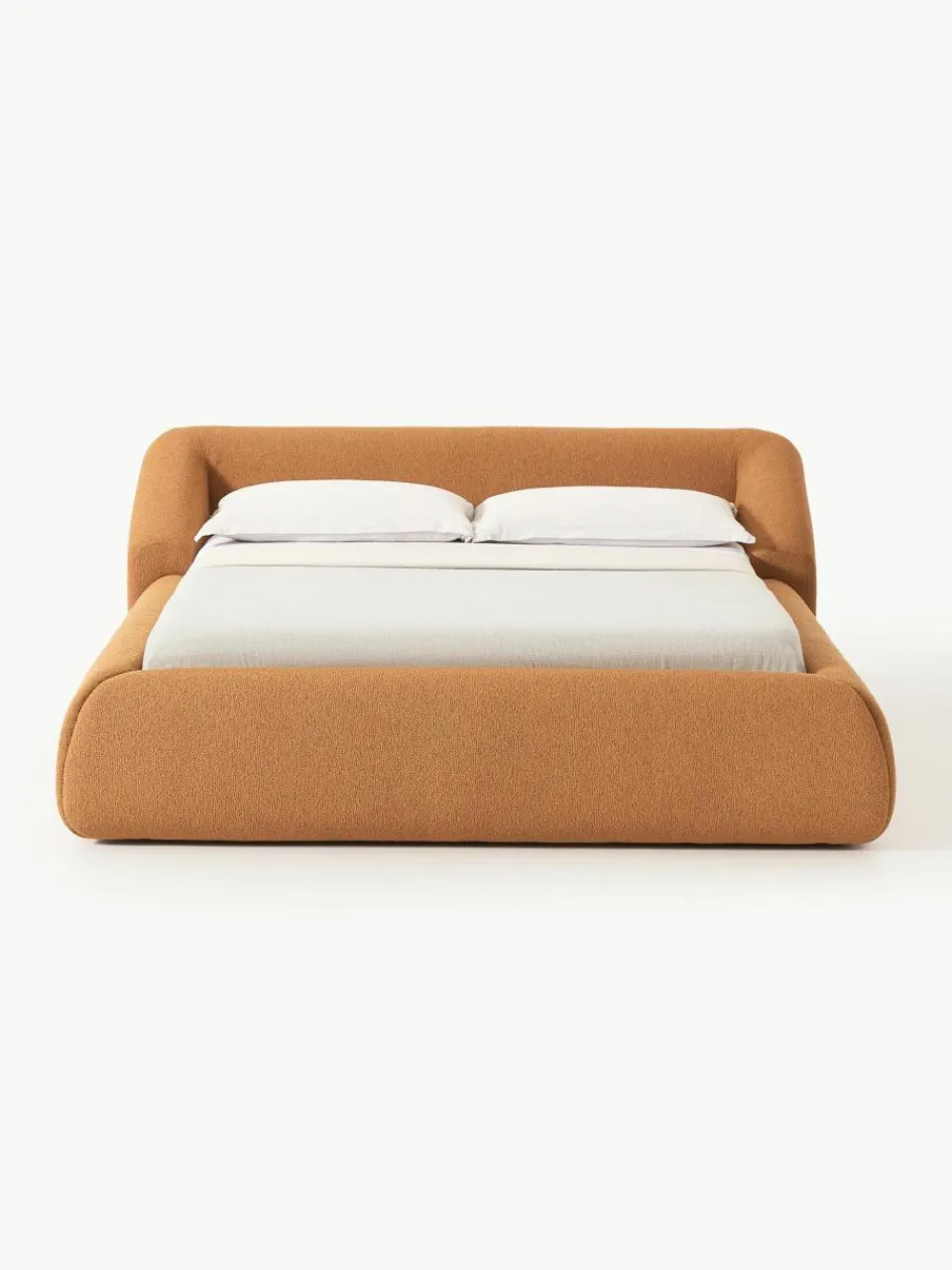 Bouclé gestoffeerd bed Sofia^Westwing Collection Clearance