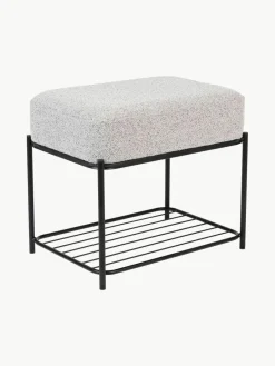 Bouclé gestoffeerde kruk Milou^Westwing Discount