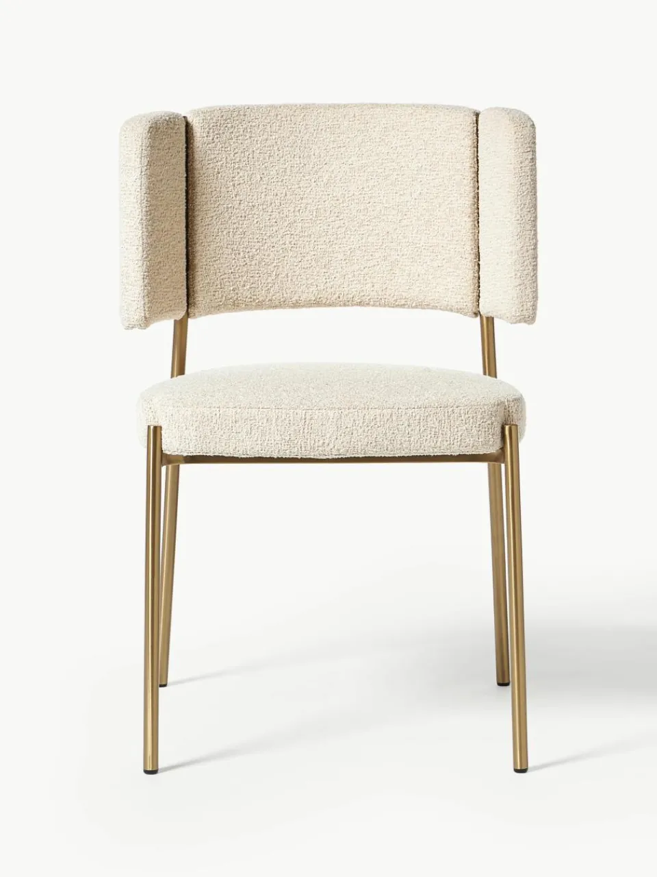 Bouclé gestoffeerde stoelen Samantha, 2 stuks^Westwing Collection Outlet