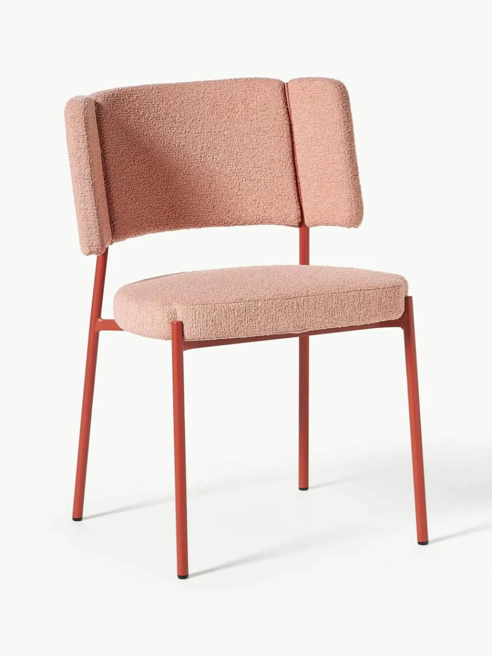 Bouclé gestoffeerde stoelen Samantha, 2 stuks^Westwing Collection Discount