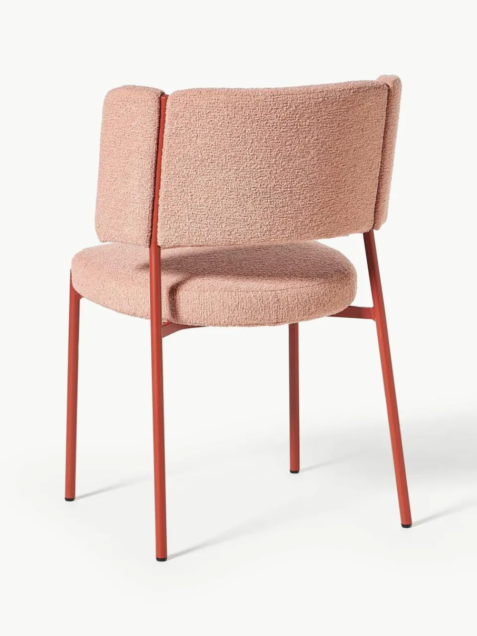 Bouclé gestoffeerde stoelen Samantha, 2 stuks^Westwing Collection Discount