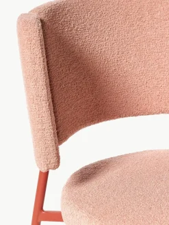Bouclé gestoffeerde stoelen Samantha, 2 stuks^Westwing Collection Discount