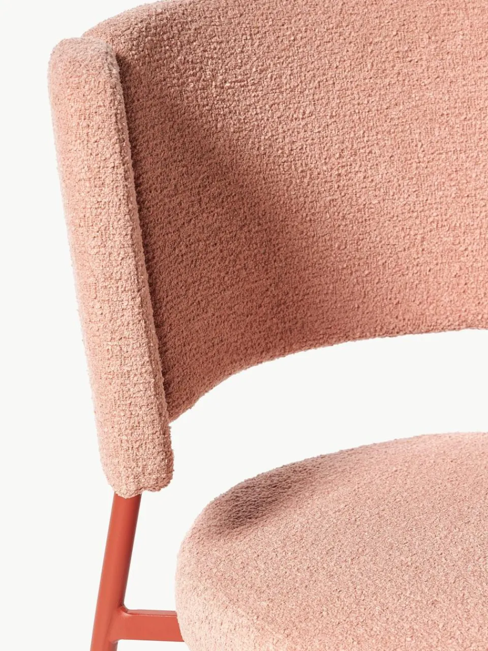 Bouclé gestoffeerde stoelen Samantha, 2 stuks^Westwing Collection Discount