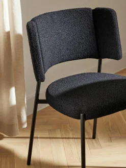 Bouclé gestoffeerde stoelen Samantha, 2 stuks^Westwing Collection Hot