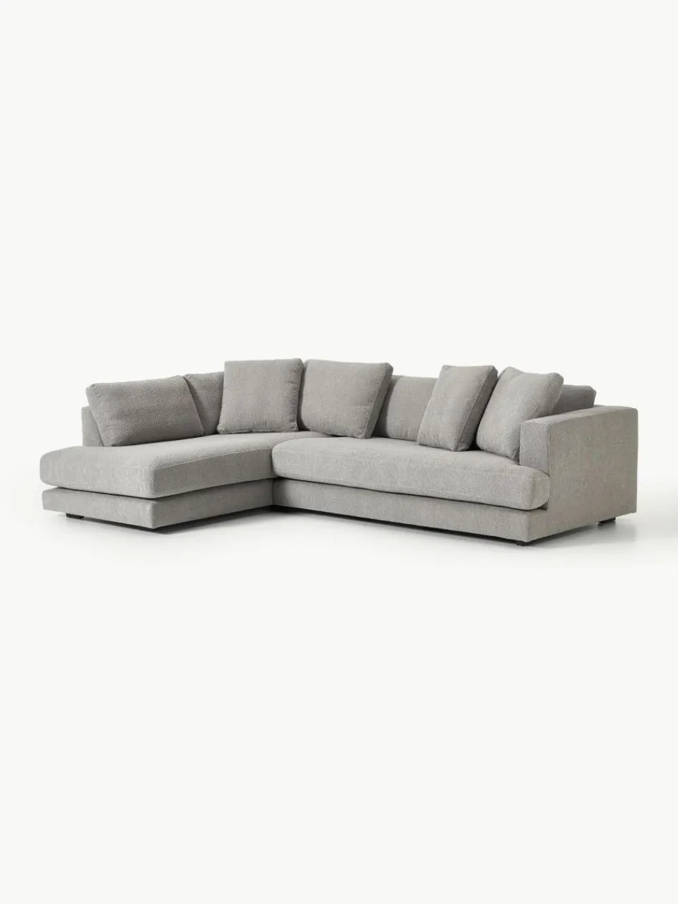 Bouclé hoekbank Tribeca^Westwing Collection Hot