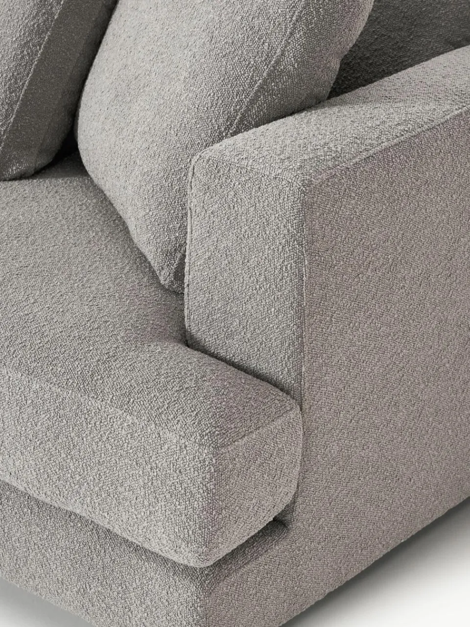 Bouclé hoekbank Tribeca^Westwing Collection Hot