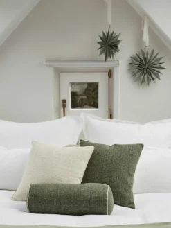 Bouclé kussenhoes Aya met bies^Westwing Collection Fashion