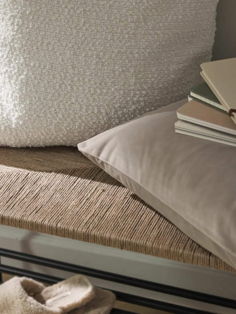 Bouclé kussenhoes Bellamie^Westwing Collection Outlet