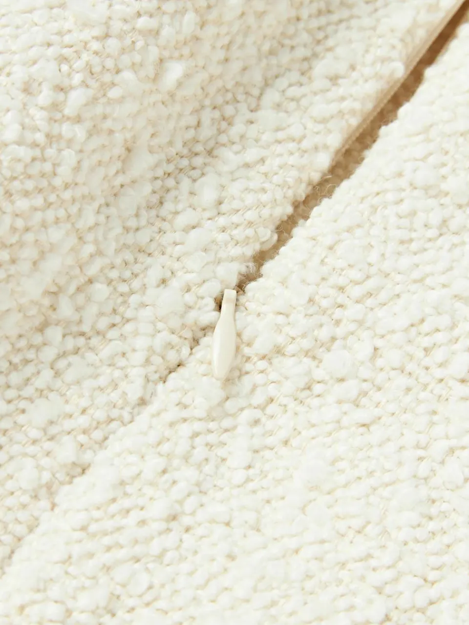 Bouclé kussenhoes Lysander^Westwing Collection Best