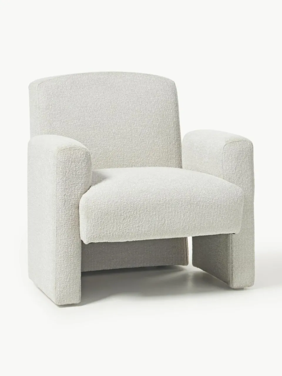 Bouclé loungefauteuil Aven^Westwing Collection Hot