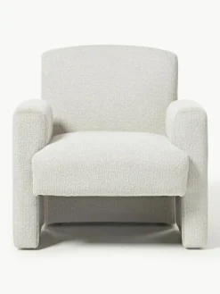 Bouclé loungefauteuil Aven^Westwing Collection Hot
