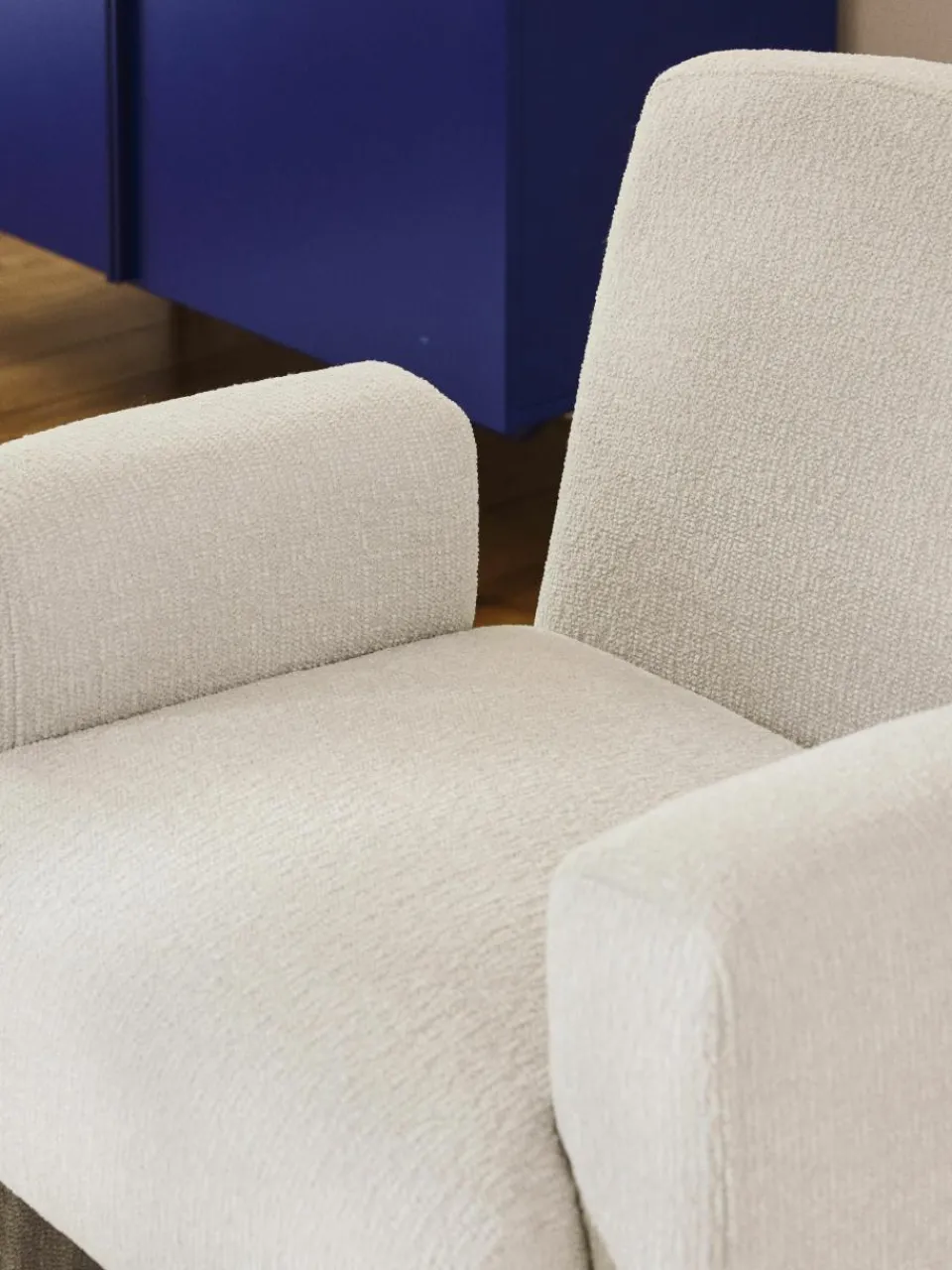 Bouclé loungefauteuil Aven^Westwing Collection Hot