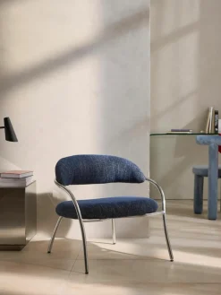 Bouclé loungefauteuil Dodo^Westwing Collection Hot