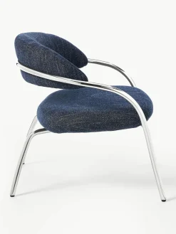 Bouclé loungefauteuil Dodo^Westwing Collection Hot