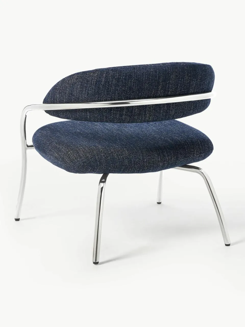 Bouclé loungefauteuil Dodo^Westwing Collection Hot