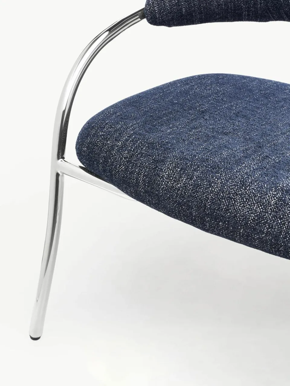 Bouclé loungefauteuil Dodo^Westwing Collection Hot