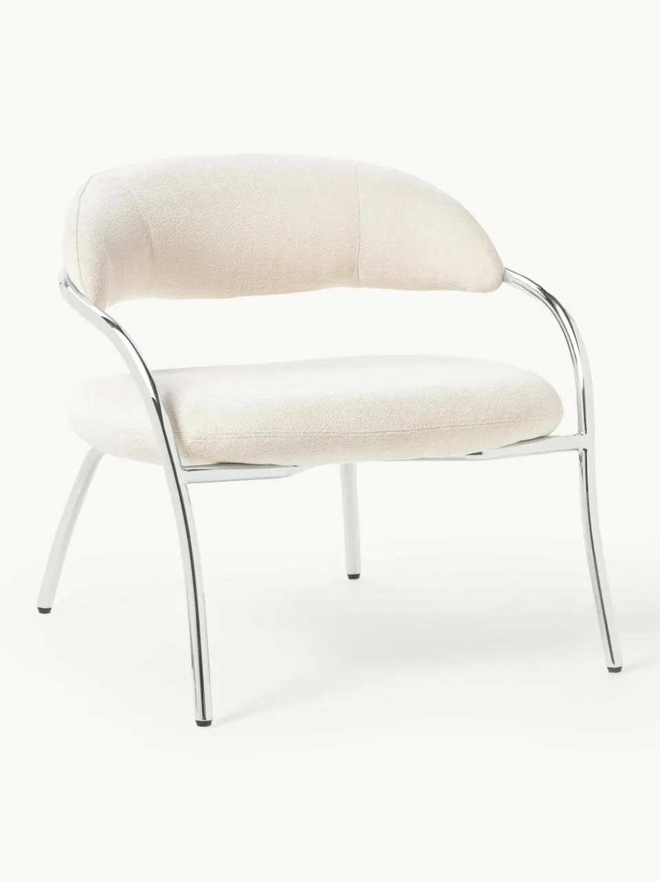 Bouclé loungefauteuil Dodo^Westwing Collection Outlet