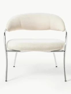 Bouclé loungefauteuil Dodo^Westwing Collection Outlet