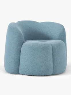 Bouclé loungefauteuil Fleur^Westwing Collection Clearance