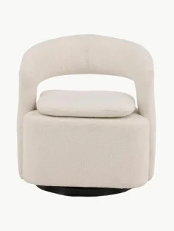 Bouclé loungefauteuil Laurel met draaifunctie^Westwing Outlet
