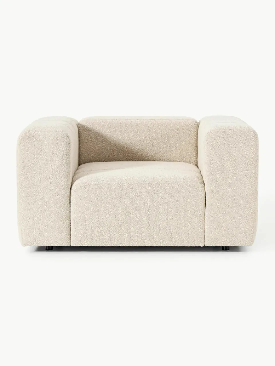 Bouclé loungefauteuil Lena^Westwing Collection New