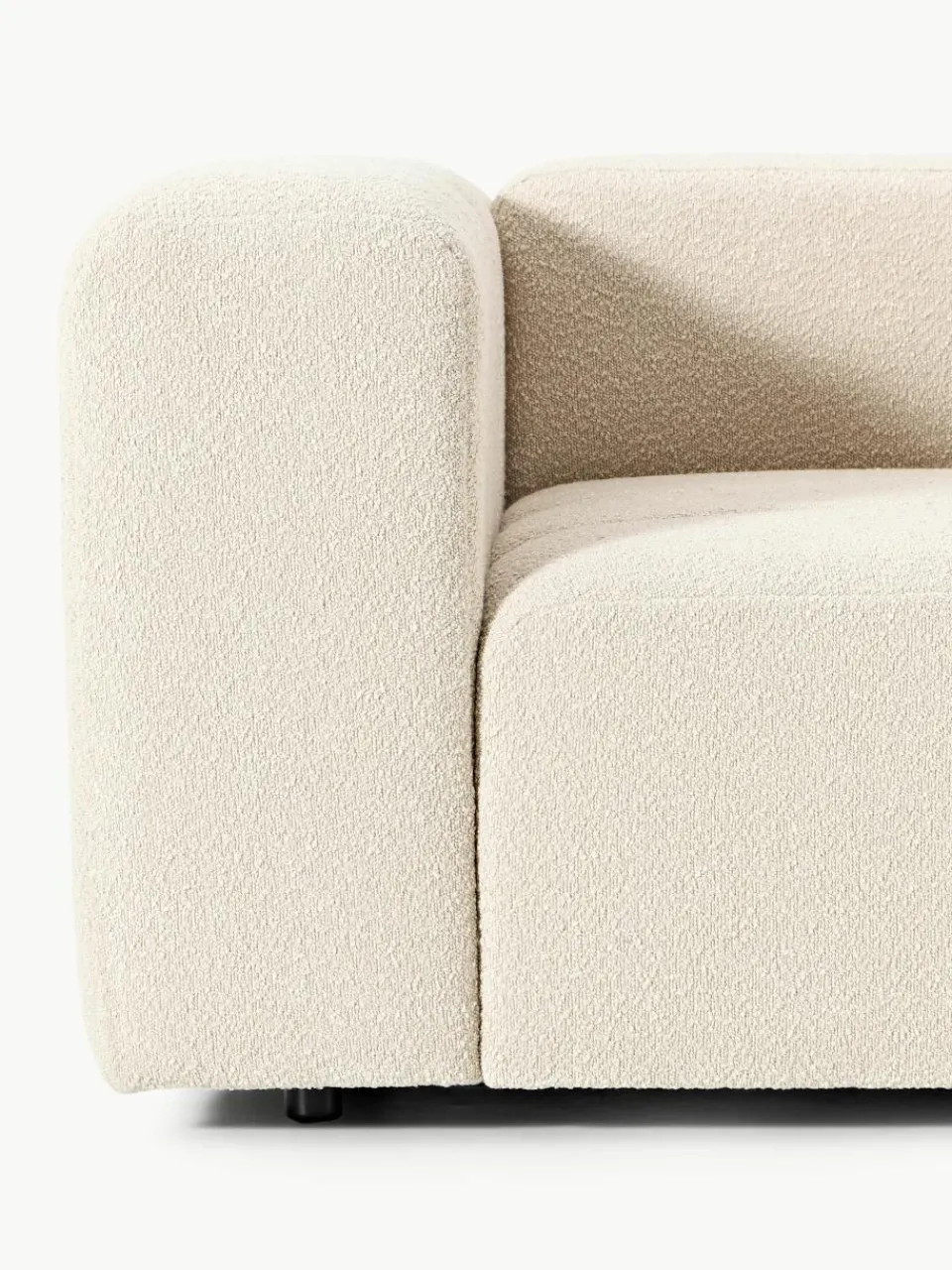 Bouclé loungefauteuil Lena^Westwing Collection New