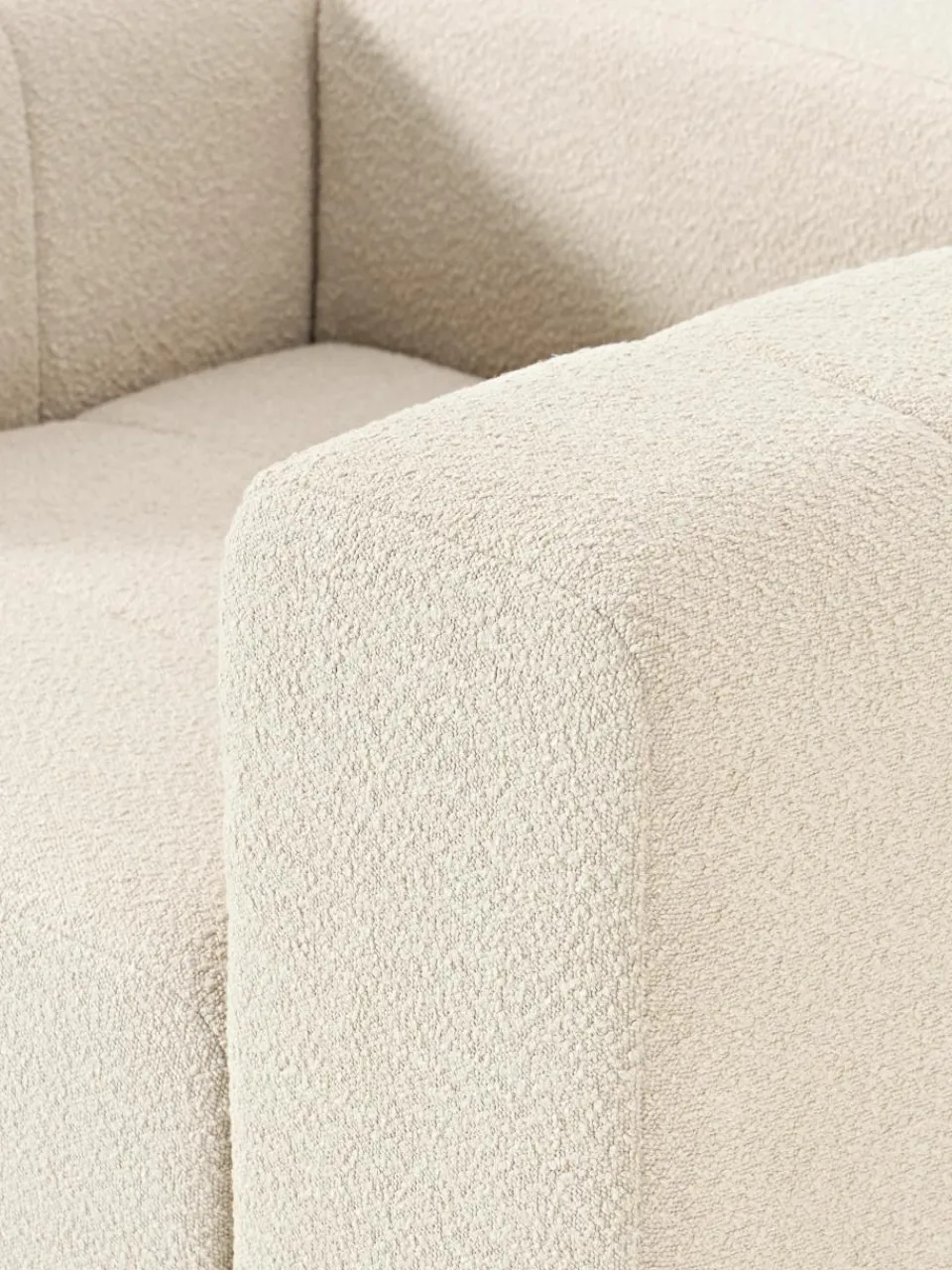 Bouclé loungefauteuil Lena^Westwing Collection New