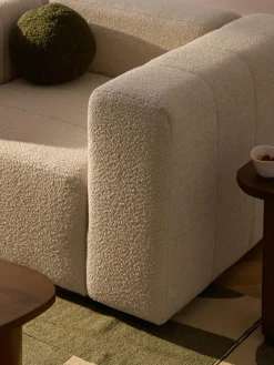 Bouclé loungefauteuil Lena^Westwing Collection New