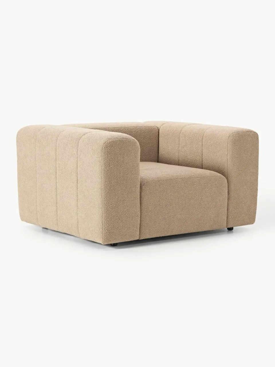 Bouclé loungefauteuil Lena^Westwing Collection New