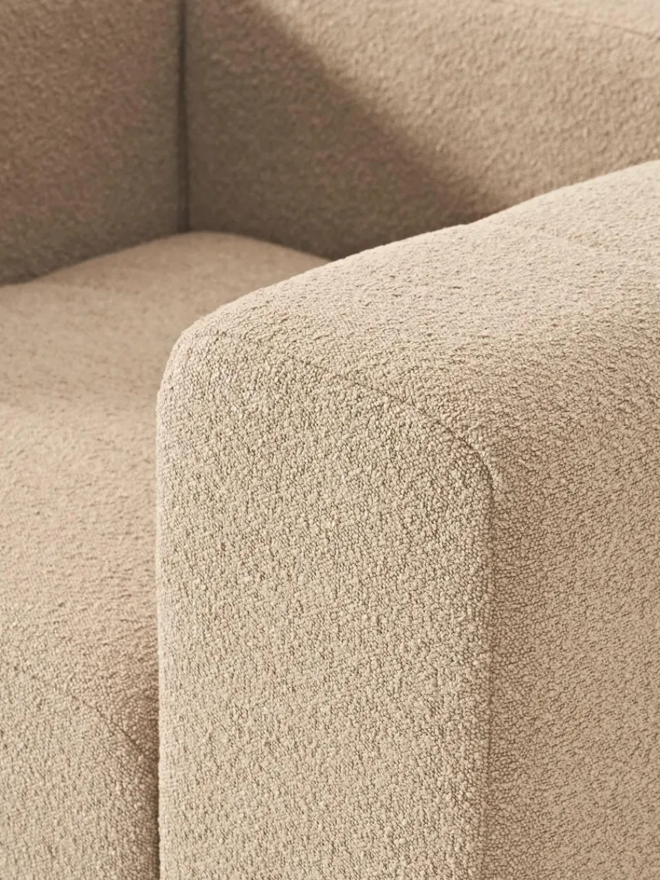 Bouclé loungefauteuil Lena^Westwing Collection New