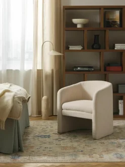 Bouclé loungefauteuil Mairo^Westwing Collection Fashion