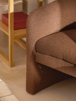 Bouclé loungefauteuil Mairo^Westwing Collection New