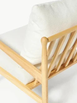 Bouclé loungefauteuil Mikkel^Westwing Collection Sale