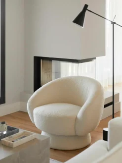 Bouclé loungefauteuil Ted^Bloomingville Outlet