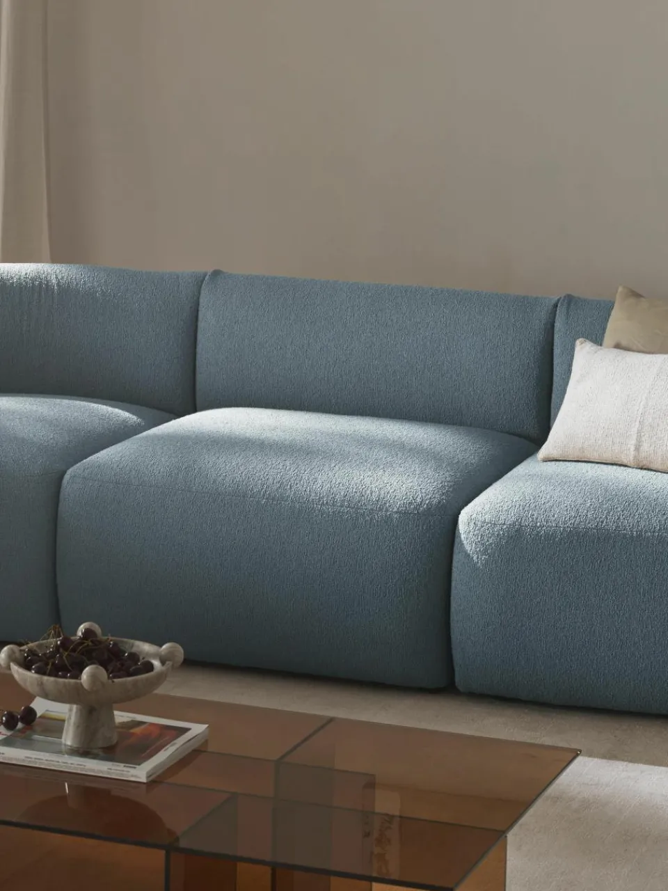 Bouclé middelste module Sofia^Westwing Collection Online