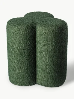Bouclé poef Clover^Pols Potten Sale