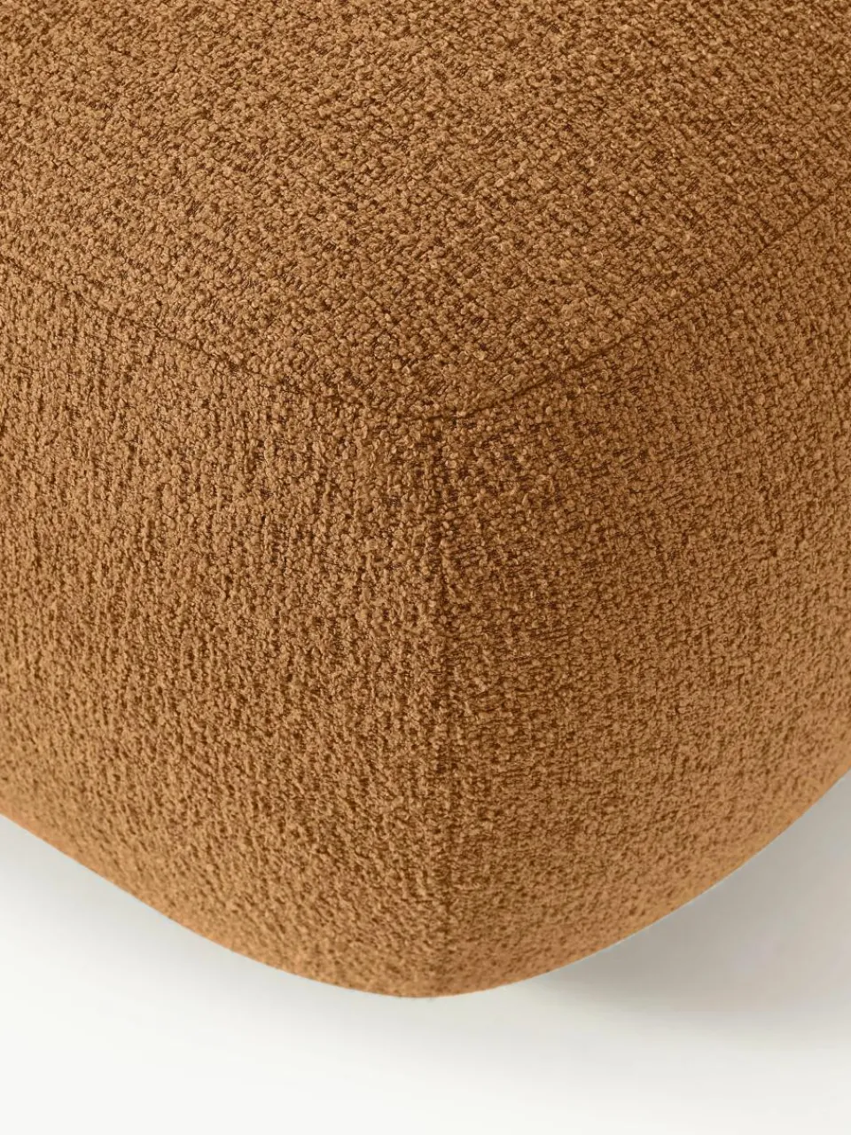 Bouclé poef Sofia^Westwing Collection Fashion