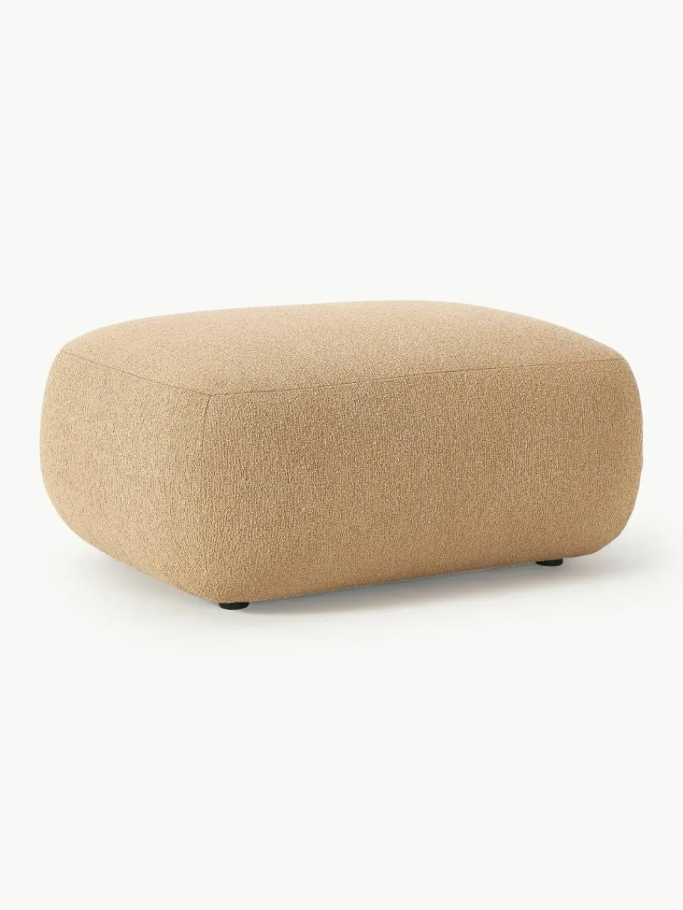 Bouclé poef Sofia^Westwing Collection New