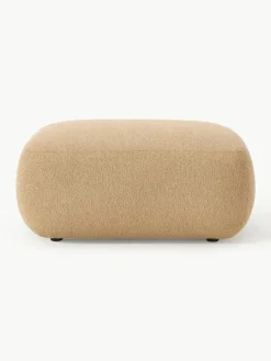 Bouclé poef Sofia^Westwing Collection New