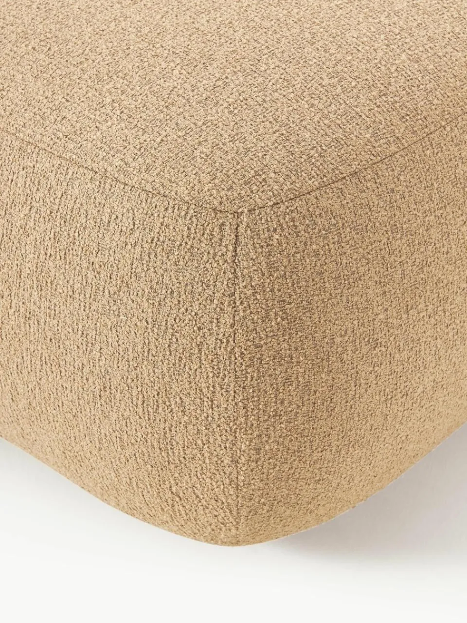 Bouclé poef Sofia^Westwing Collection New