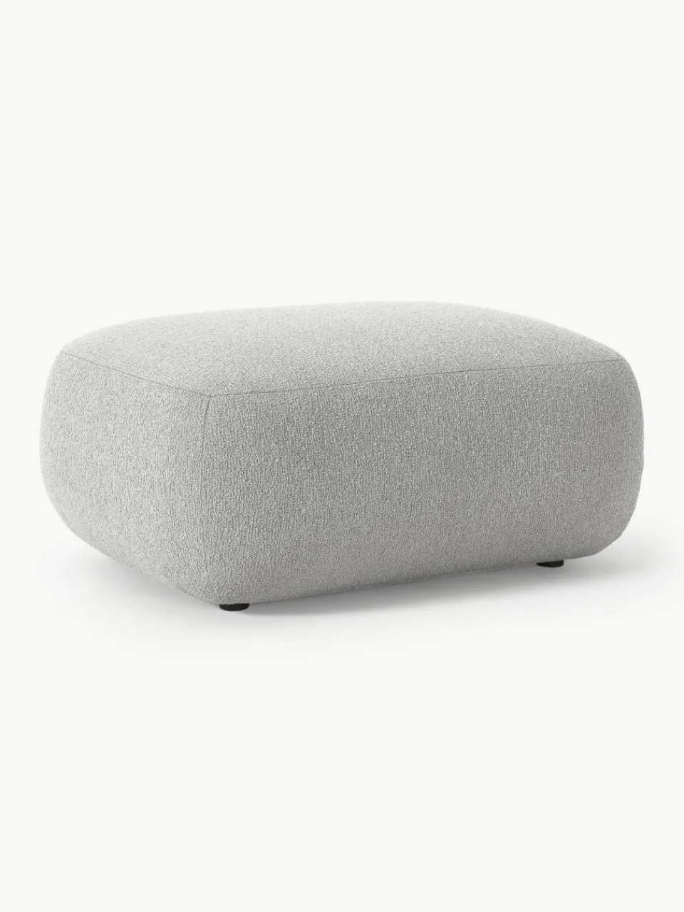 Bouclé poef Sofia^Westwing Collection Online