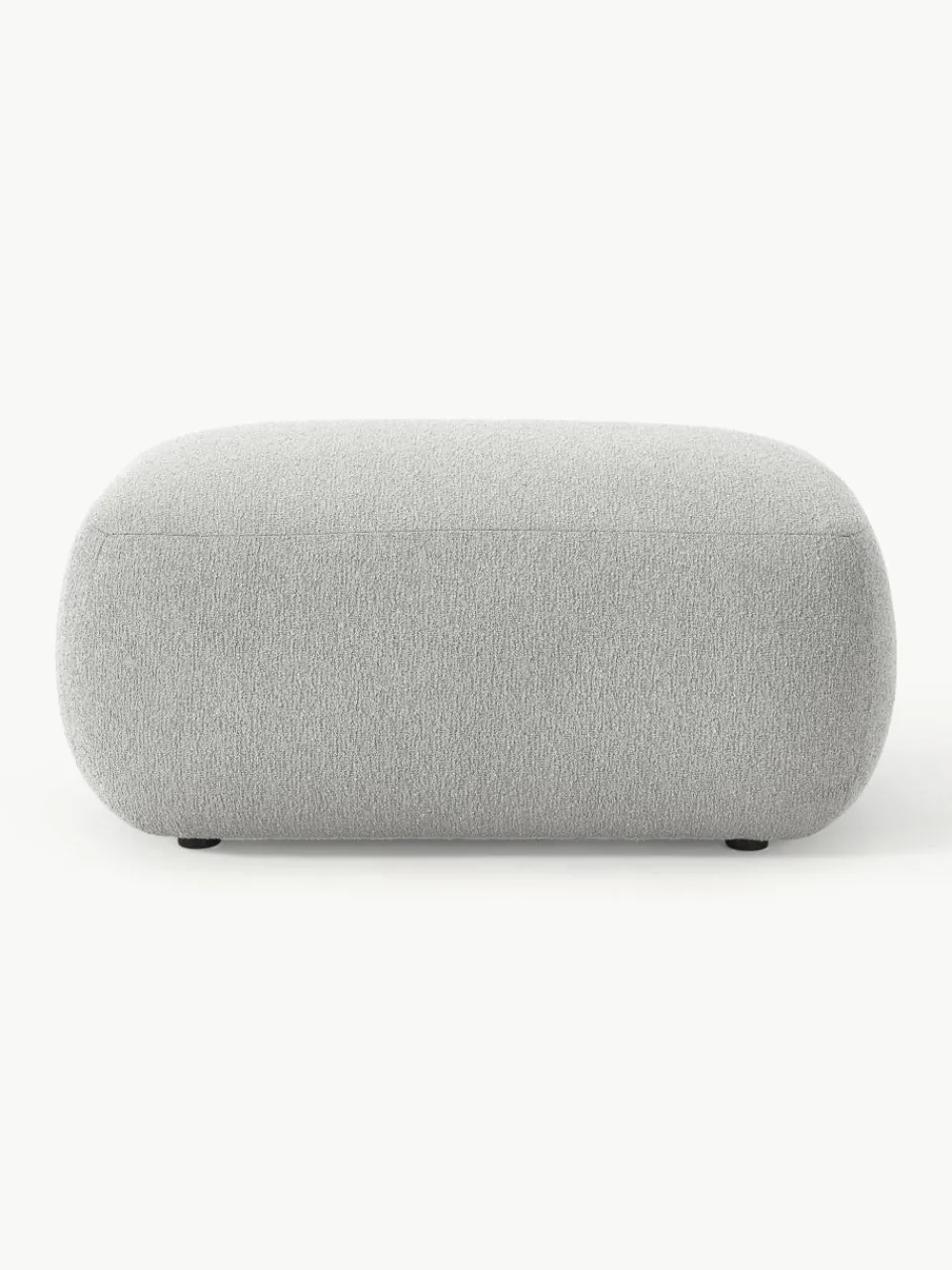 Bouclé poef Sofia^Westwing Collection Online