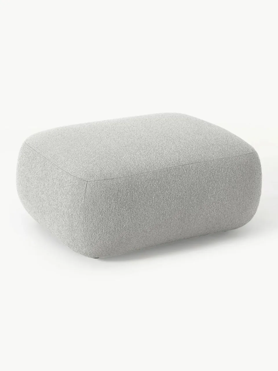 Bouclé poef Sofia^Westwing Collection Online